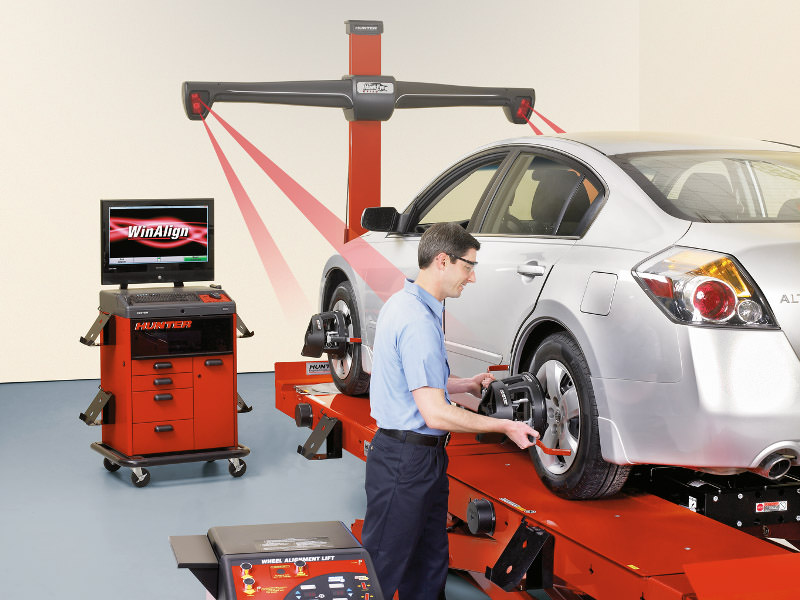 Cân Chỉnh Thước Lái Bằng Máy Tự Động Hiện Đại