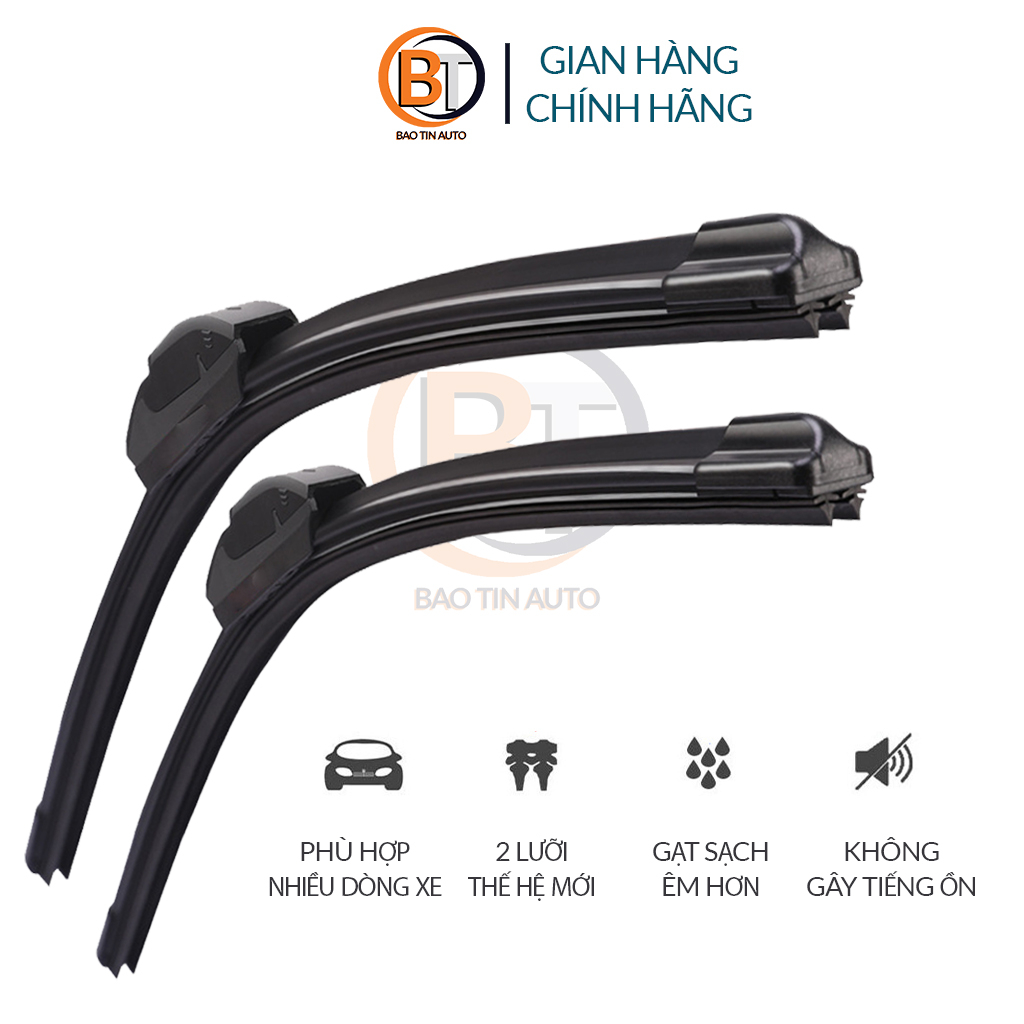 Bộ Gạt Mưa Silicone Cao Cấp – Gạt Sạch Nước, Tầm Nhìn Rõ Nét